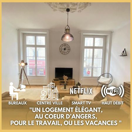 L'Appartement Privilege - 4 Chambres - Coeur D'Angers, Spacieux Et Elegant Eksteriør billede
